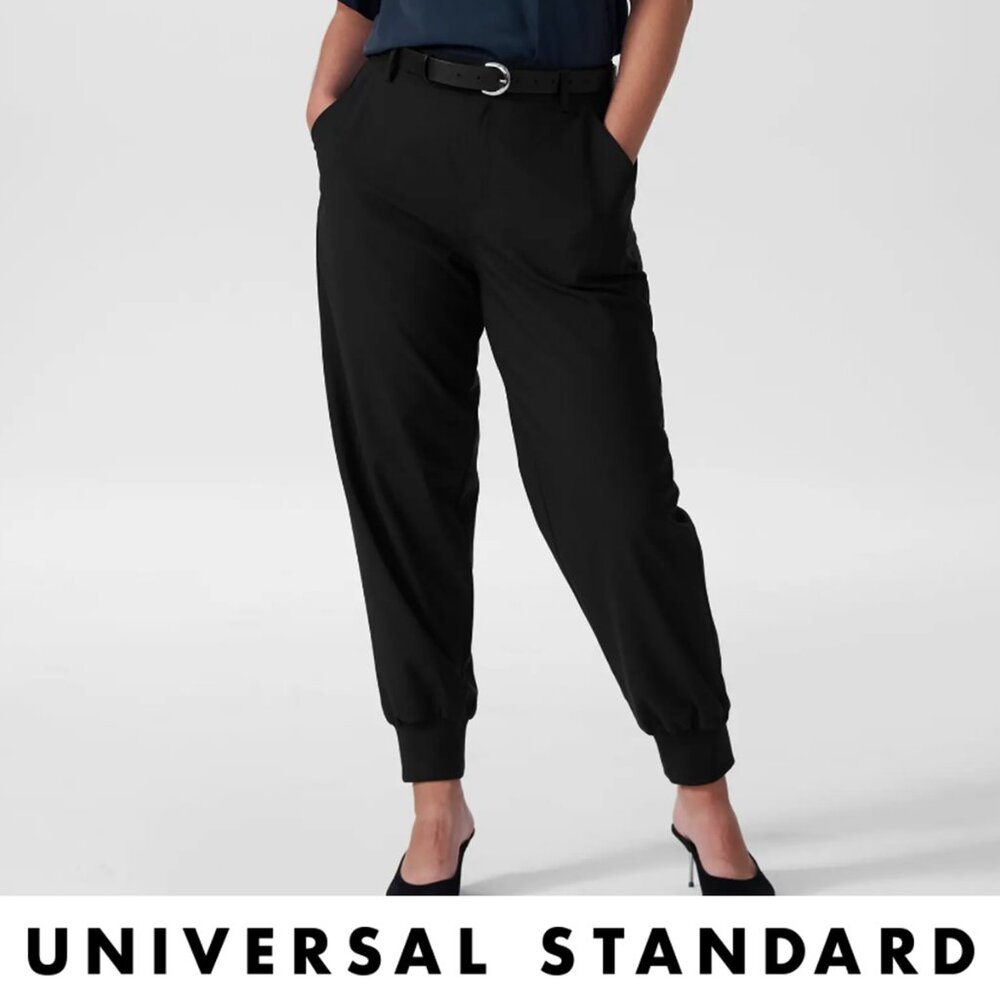Minton Suiting Jogger in Black (40)